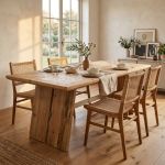 ARISTOTENE - tavolo da pranzo in legno massiccio