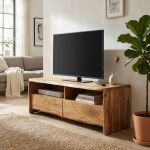 RIVA - porta tv in legno massiccio