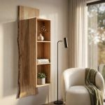 FLORA - libreria pensile in legno massiccio