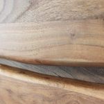 ROUGHT - cassettiera con 5 cassetti in legno