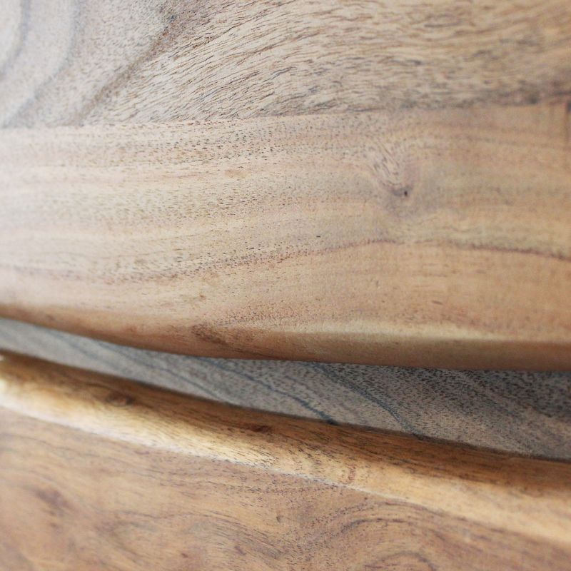 ROUGHT - cassettiera con 5 cassetti in legno