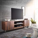LUNA - porta tv in legno massiccio