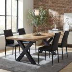 THEX - tavolo con piano in legno massiccio
