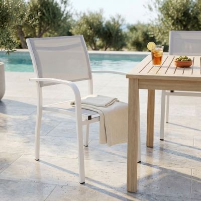 TORRES - poltrona con struttura in alluminio verniciato bianco, antracite, taupe o tortora