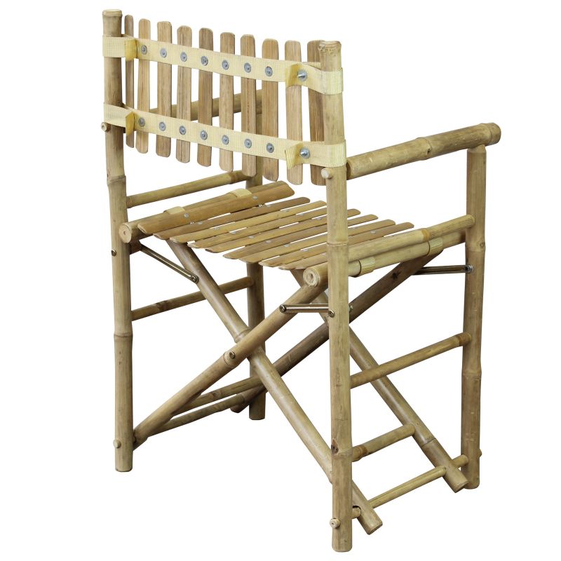 LUCAS - poltrona regista in bamboo