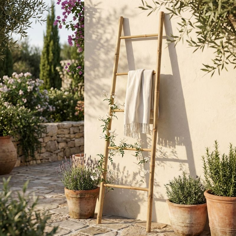 LADDY - scala da giardino in bamboo