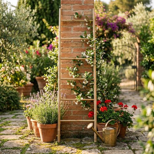 LADDY - scala da giardino in bamboo