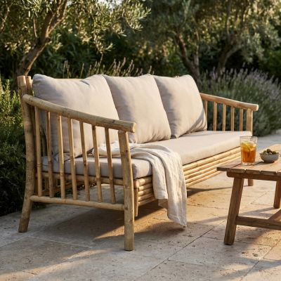 FRESH - divano da giardino in bamboo