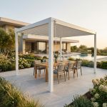 OAKSHAFT - pergola bioclimatica a doppia lamella 3 x 3