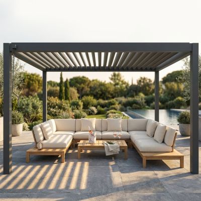 OAKSHAFT - pergola bioclimatica a doppia lamella 3 x 4