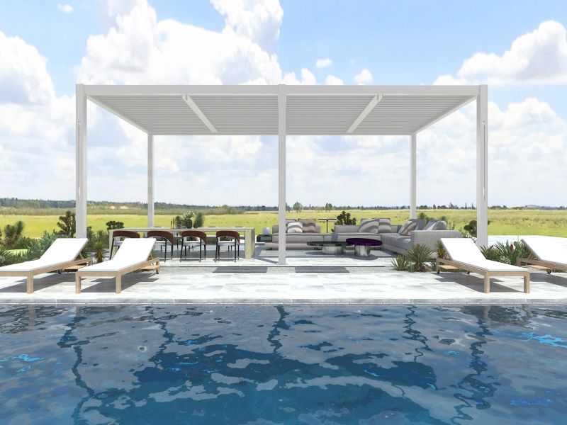 TWIGGER - pergola bioclimatica 5,8 x 3