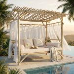 VANDENBERG - gazebo letto in teak