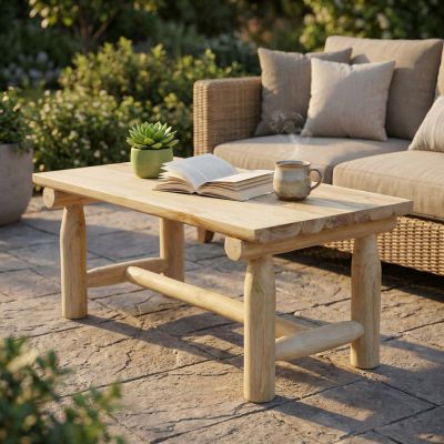 MESA - tavolino da esterno in teak