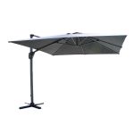 LIFT - ombrellone da giardino decentrato 3 x 4 con palo effetto legno