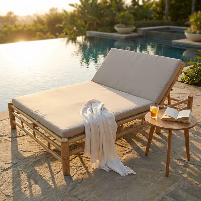 AST - letto da giardino in bamboo