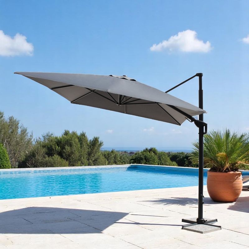 SELKIES - ombrellone decentrato in alluminio 3 x 4 m