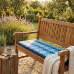 FLATTY - cuscino 110 con doppia cucitura idrorepellente a quadri
