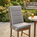 KING - cuscino medio con doppia cucitura idrorepellente a righe