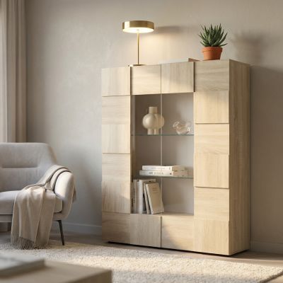 DOMO - vetrina moderna con 2 ante