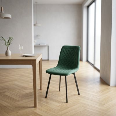AULENA - sedia di design moderno in velluto
