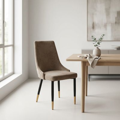 ARLETTE - sedia di design moderno in velluto