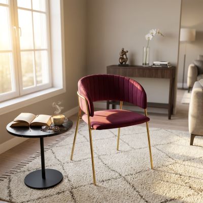 SOLANA - sedia di design moderno in velluto
