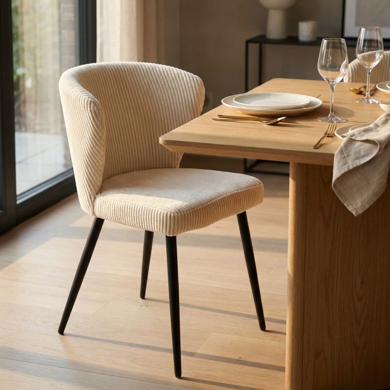 HIRO - sedia di design moderno in velluto