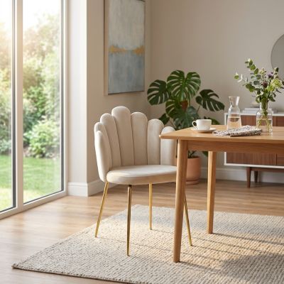FLOW - sedia di design moderno in velluto