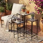 SILVES - set tre fioriere quadrate