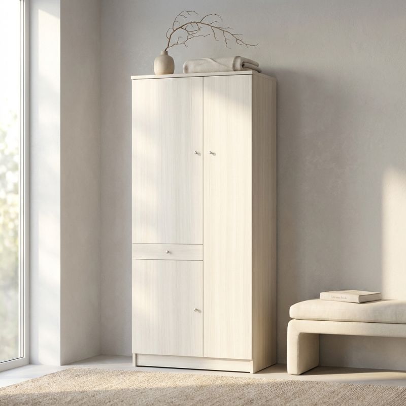 SPACER - armadio compatto con tre ante e un cassetto