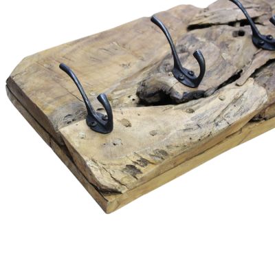 ISIDOR - appendiabiti in legno di teak