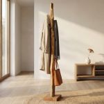 TOPIC - appendiabiti in legno di teak