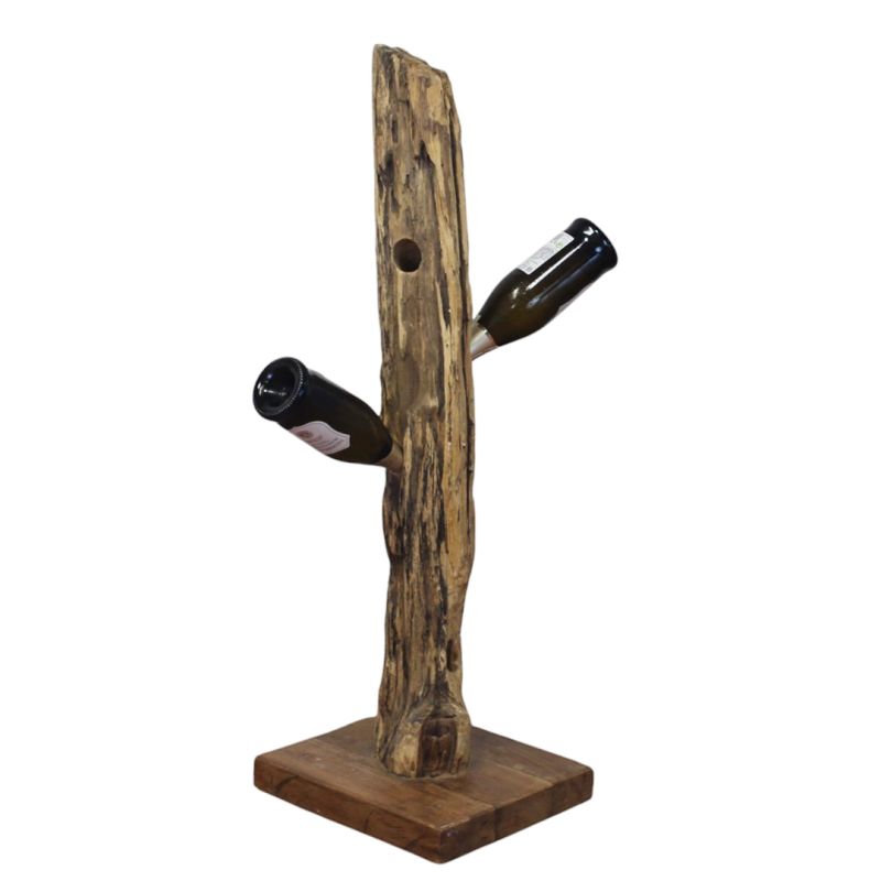 SIBILLA - porta bottiglie in legno di teak