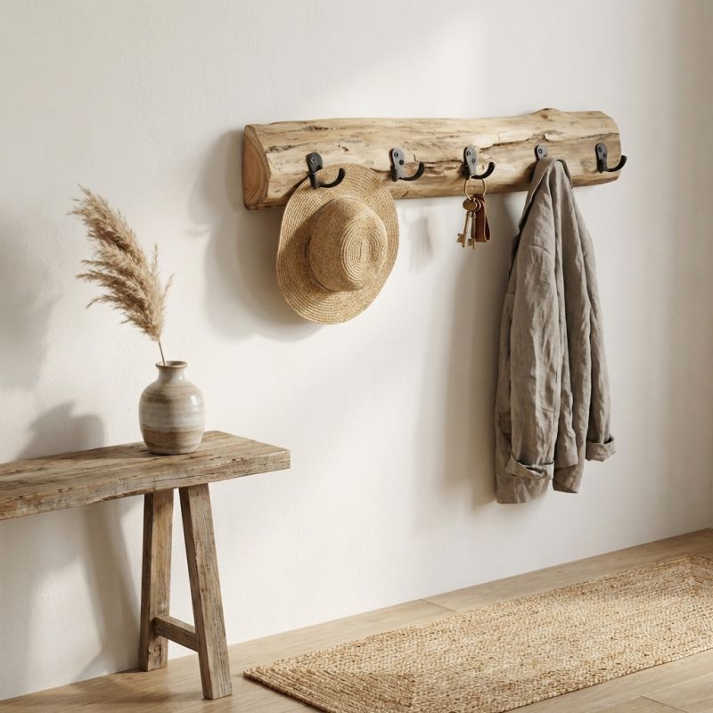 THOR - appendiabiti in legno di teak