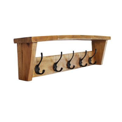 LIVIO - appendiabiti in legno di mogano