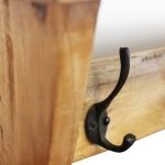 LIVIO - appendiabiti in legno di mogano