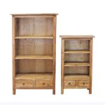 VILMA - set due librerie in legno di mogano