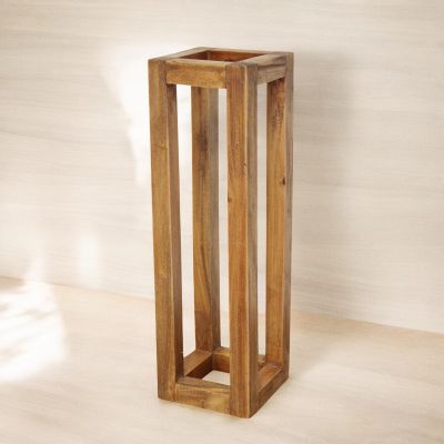 RAVI - fioriera piccola in legno riciclato