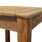MODERATUS - tavolo da pranzo fisso in legno riciclato