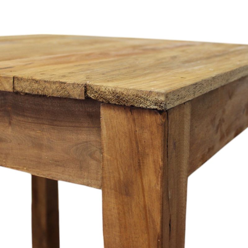 MODERATUS - tavolo da pranzo fisso in legno riciclato