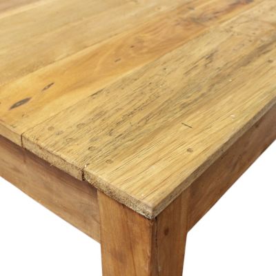 MODERATUS - tavolo da pranzo fisso in legno riciclato