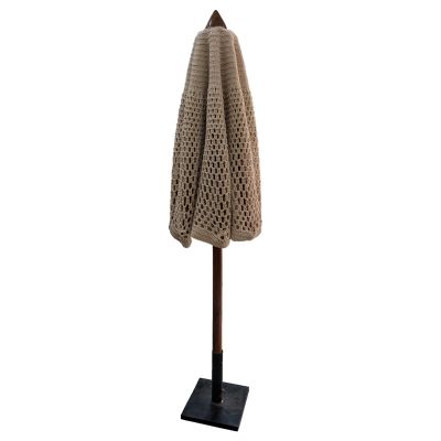 YARI - ombrellone in cotone macramè