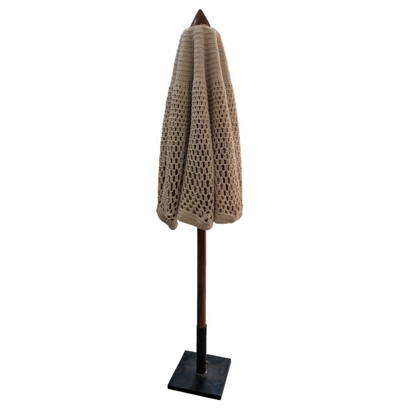 YARI - ombrellone in cotone macramè