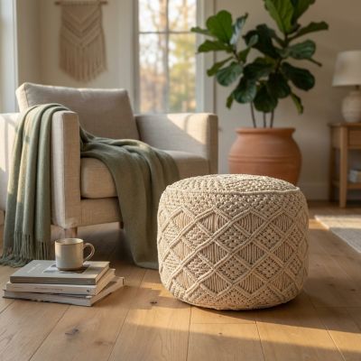 MOULIN - pouf in cotone