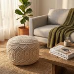 SORAYA - pouf in cotone