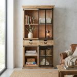 NAUTILUS - mobile in legno di mango con ante e cassetti