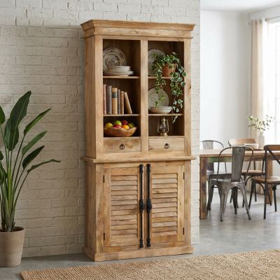 AROLD - mobile in legno di mango con 2 ante e 2 cassetti