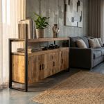 FOX - mobile in legno di mango con 4 ante