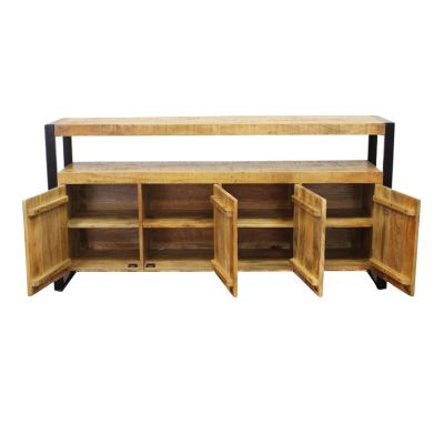 FOX - mobile in legno di mango con 4 ante