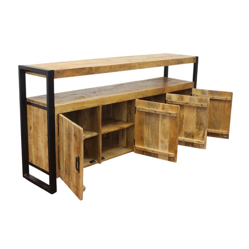 FOX - mobile in legno di mango con 4 ante